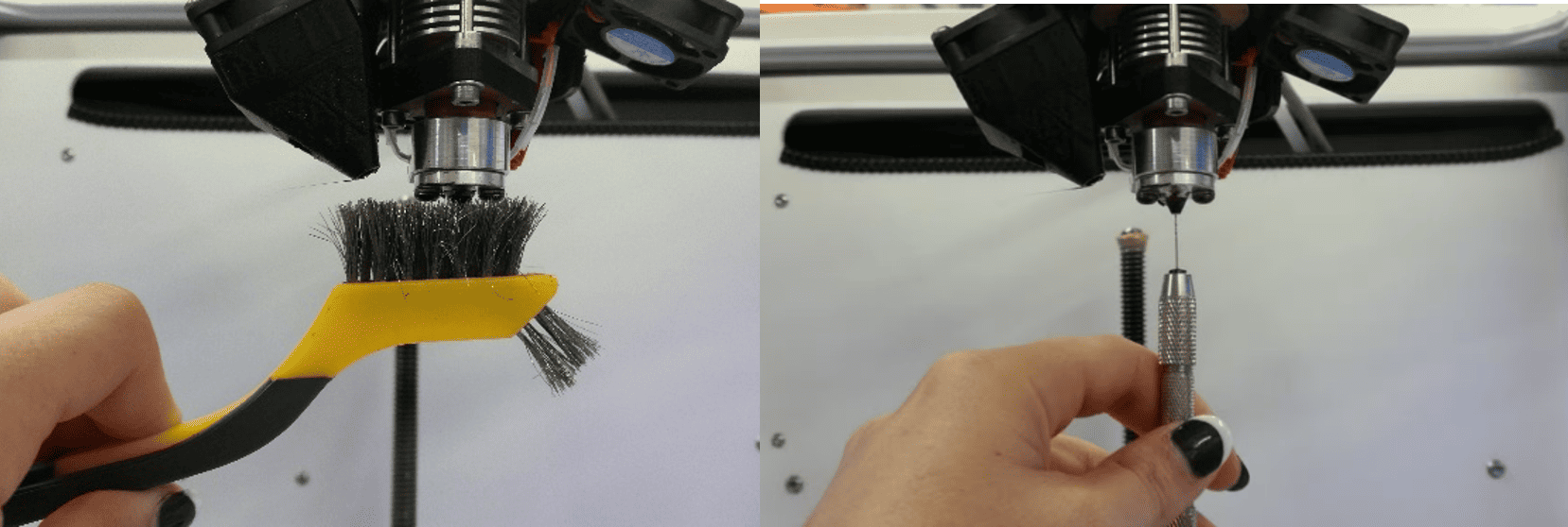 تمیز کردن نازل